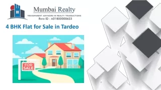 4 BHK Flat for Sale in Tardeo - Mumbai Realty