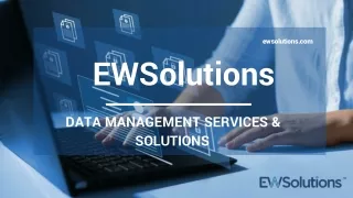 Data Stewardship at EWSolutions