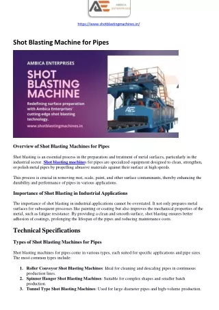 https www shotblastingmachines in