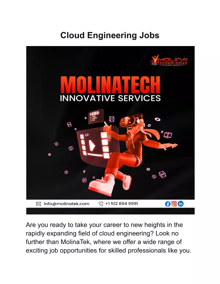 cloud engineering jobs