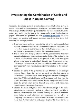 Investigating the Combination of Cards and Chess in Online Gaming.docx