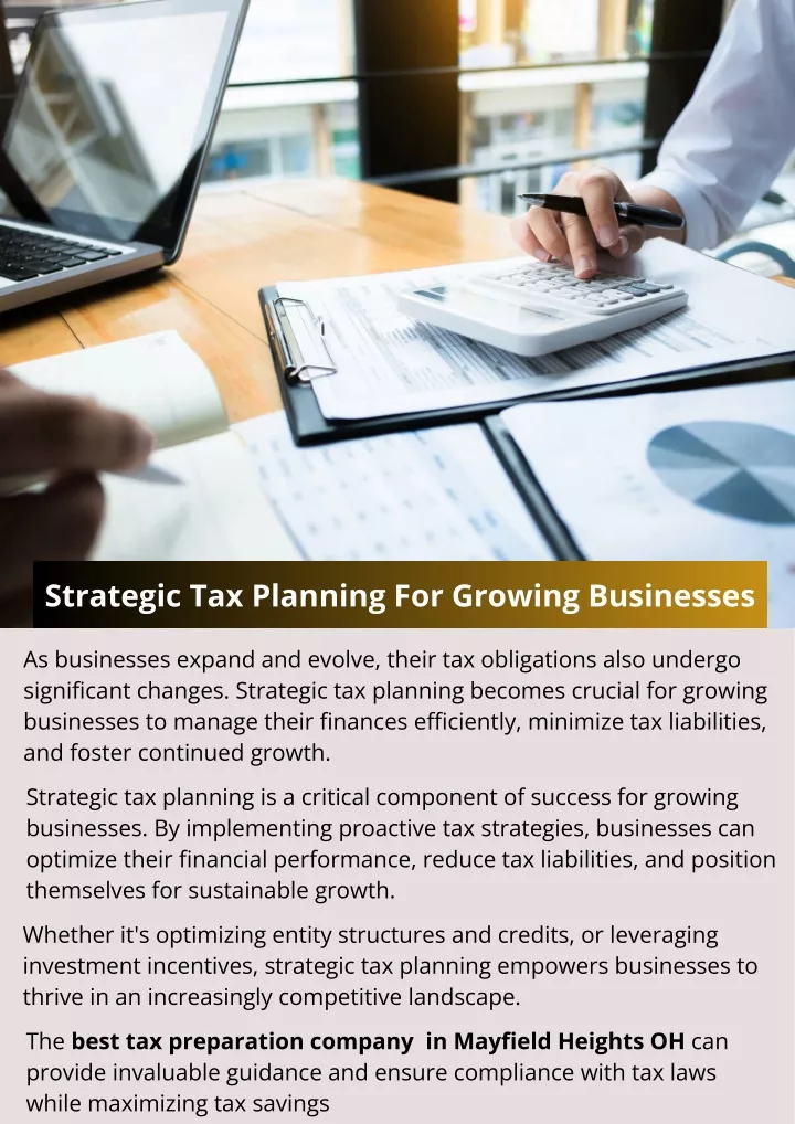 strategic tax planning for growing businesses