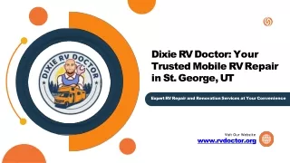 Expert Mobile RV Repair in St. George, Utah: Convenient Service at Your Doorstep