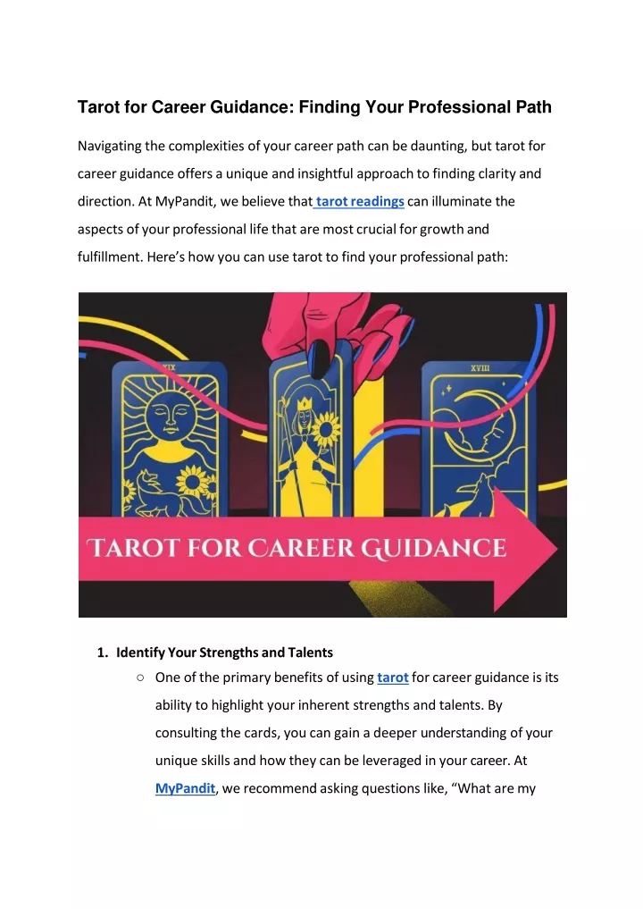 tarot for career guidance finding your