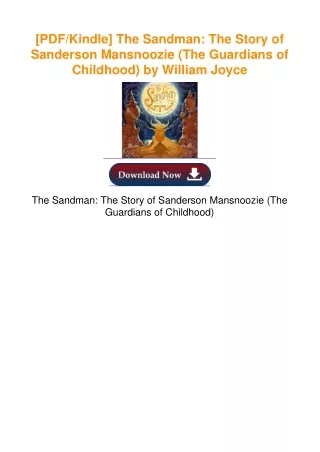 Download Free Pdf Books The Sandman: The Story of Sanderson