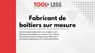 fabricant de bo tiers sur mesure