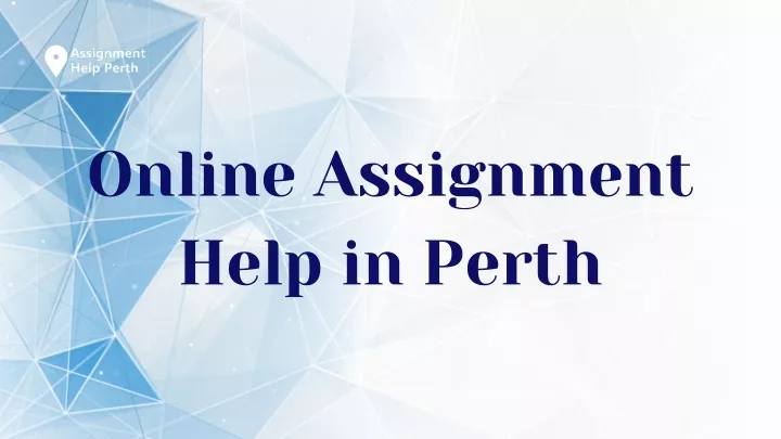 online assignment help in perth