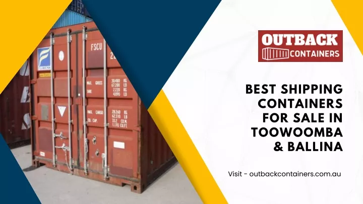 best shipping containers for sale in toowoomba