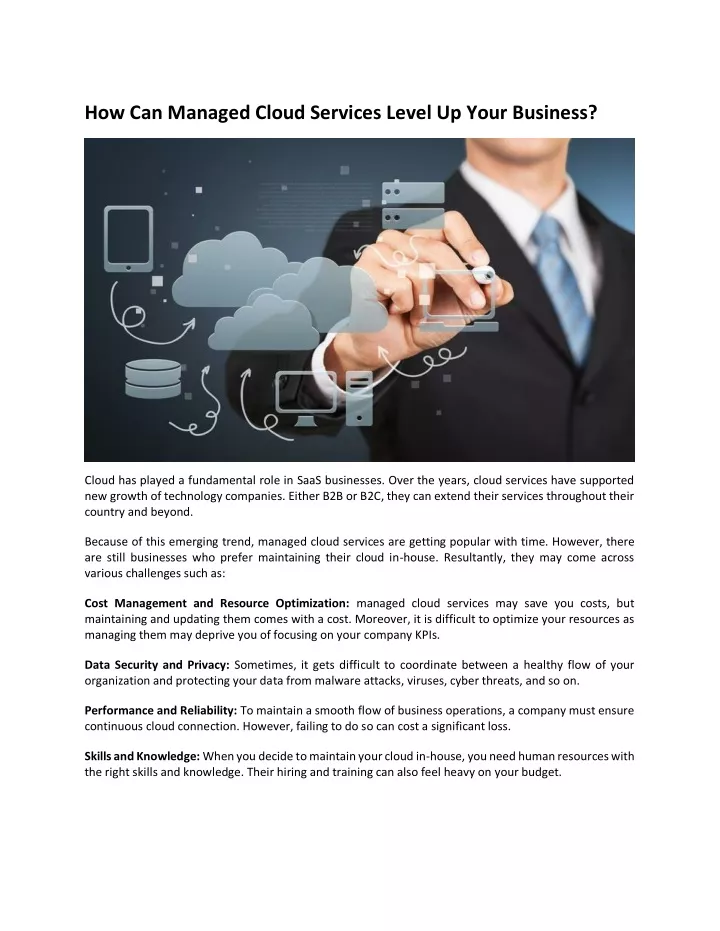 how can managed cloud services level up your