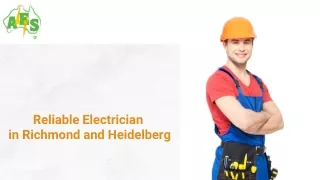 Reliable Electrician In Richmond And Heidelberg