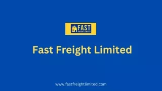 Delivery Service in Tauranga | Fast Freight Limited