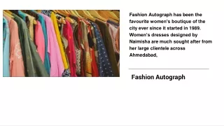 Fashion Autograph