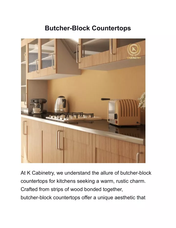 butcher block countertops