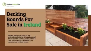 Decking Boards For Sale | Timber Ireland