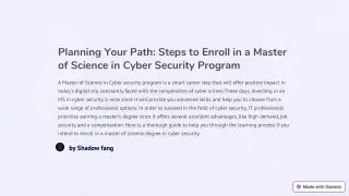 planning your path steps to enroll in a master
