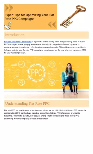 Expert Tips for Optimizing Your Flat Rate PPC Campaigns