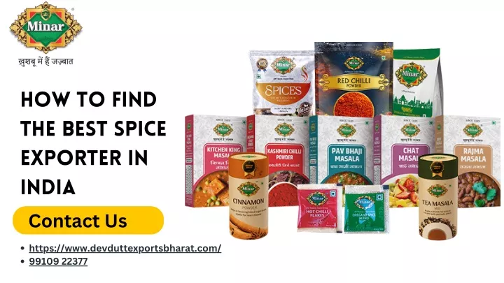 how to find the best spice exporter in india