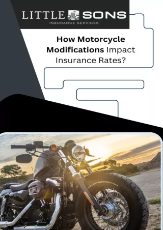 How Motorcycle Modifications Impact Insurance Rates