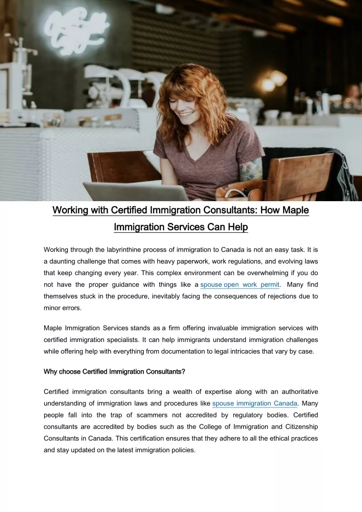 working with certified immigration consultants