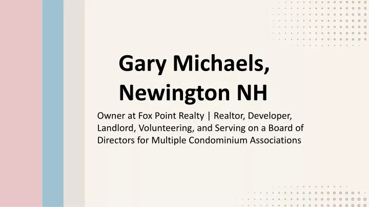 gary michaels newington nh owner at fox point