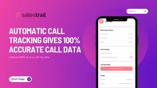 Automatic call tracking gives 100% accurate call data