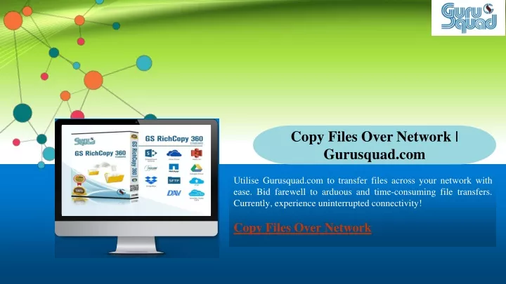 copy files over network gurusquad com