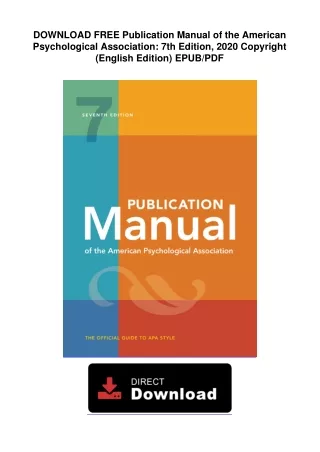 DownloadPublication-Manual-of-the-American-Psychological-Association-7th-Edition-2020-Copyright