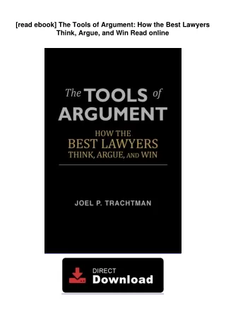 Download The-Tools-of-Argument-How-the-Best-Lawyers-Think-Argue-and-Win