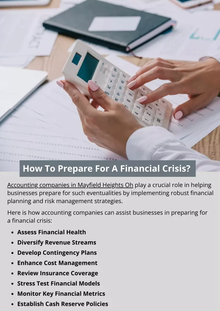 how to prepare for a financial crisis