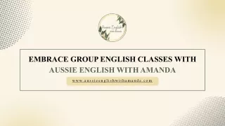 Embrace Group English Classes with Aussie English with Amanda
