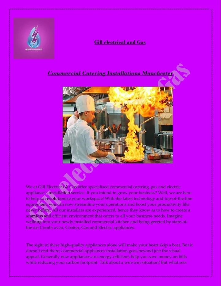 PPT Commercial Catering Gas Safety Certificate PowerPoint