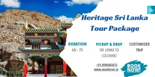 Heritage Sri Lanka Tour Package