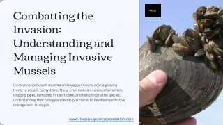 combatting the invasion understanding