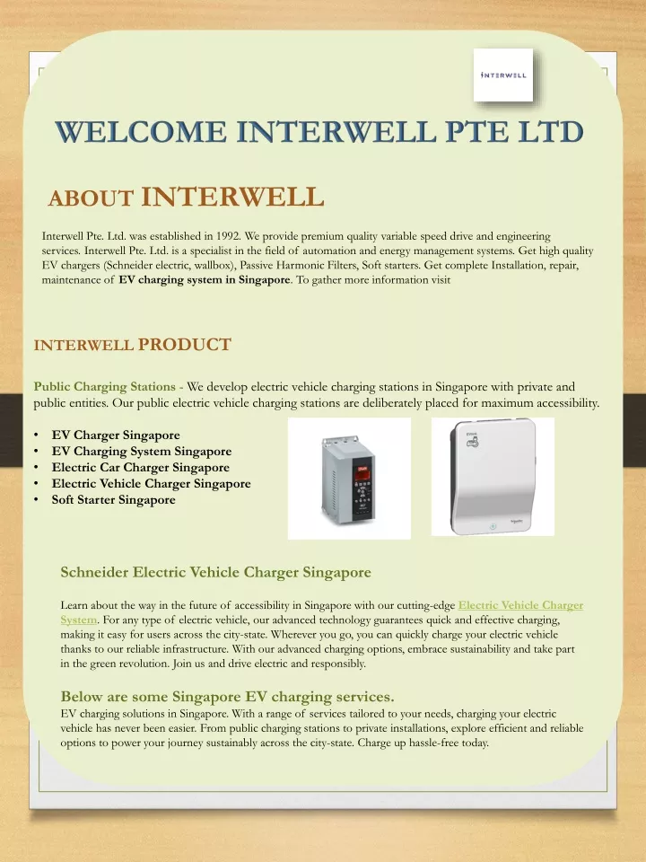 welcome interwell pte ltd