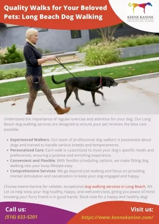 Quality Walks for Your Beloved Pets: Long Beach Dog Walking