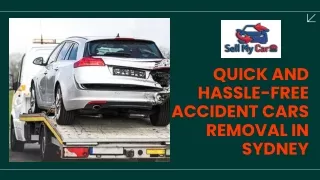 Quick and hassle-free accident cars removal in Sydney