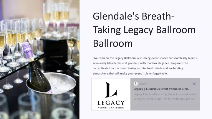 glendale s breath taking legacy ballroom ballroom