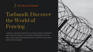 Tarbandi: Discover the world of Fencing