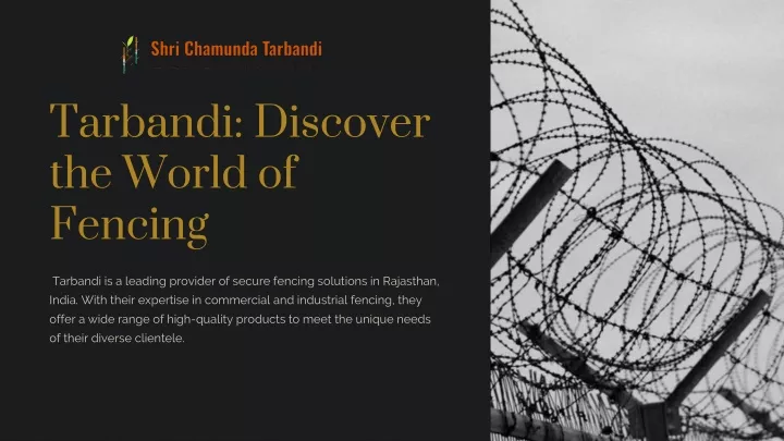 tarbandi discover the world of fencing