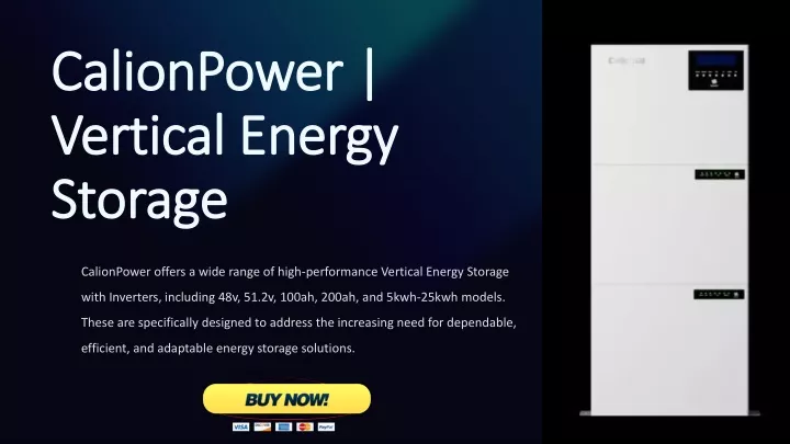 calionpower vertical energy storage