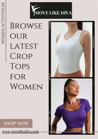 Latest Crop Tops for Women by Move Like Diva