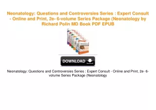 Neonatology: Questions and Controversies Series : Expert Consult - Online and Print, 2e-