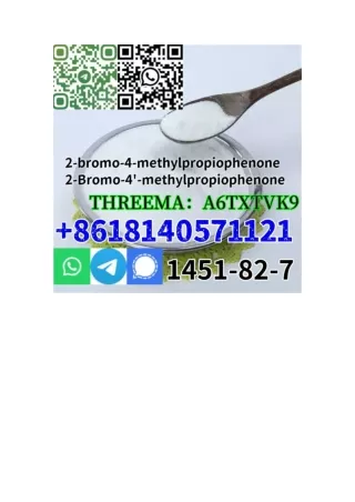 Fast delivery CAS 1451-82-7 2-bromo-4-methylpropiophenone in stock