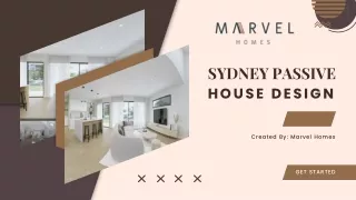 Sydney Passive House Design