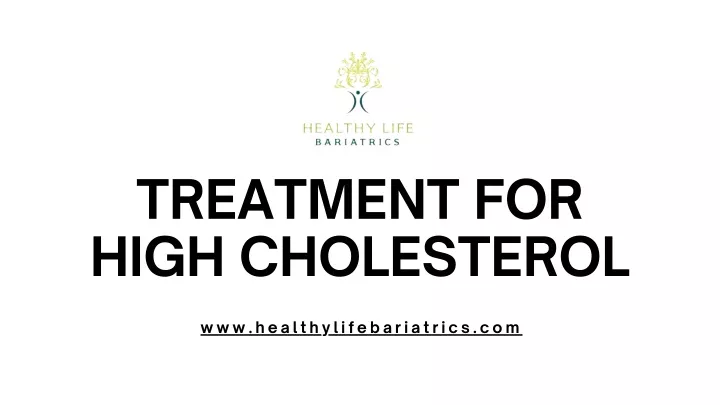 treatment for high cholesterol