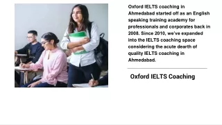 Oxford IELTS Coaching