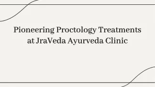 Top Ayurvedic Treatments for Piles, Fistula, and Fissures at JraVeda Ayurveda Clinic