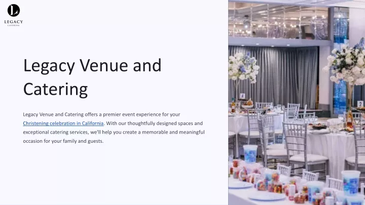 legacy venue and catering