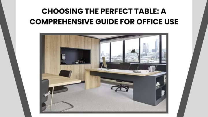 choosing the perfect table a comprehensive guide