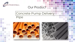 Concrete Pump Parts Manufacturers in Delhi